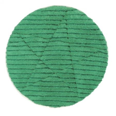 Green Microfiber Light-Scrub Carpet Bonnet